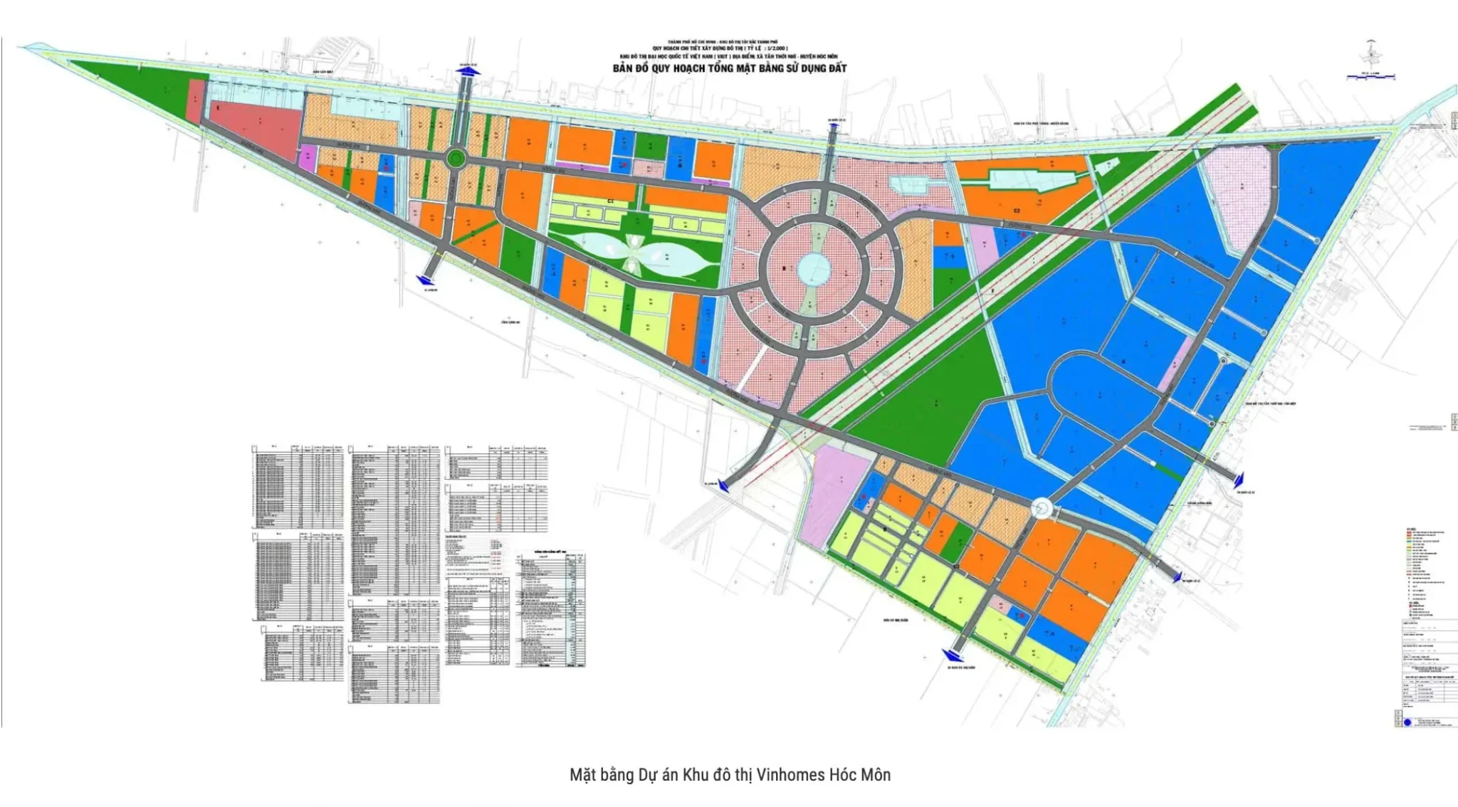 Mặt Bằng Vinhomes Saigon Park – Khu đô thị xanh đẳng cấp TP.HCM